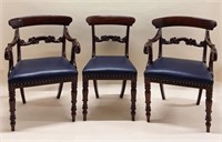 SET OF SEVEN REGENCY PERIOD DINING CHAIRS