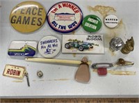 Various Pins And Decor