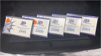 (5) Proof Sets 1999/2000/ 2-2001/2000 (only