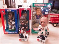 Five sports bobbleheads: Bobble Dobbles of