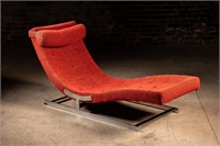 Mid-Century Chaise Lounge by Merrow Associates