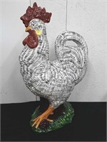 24 x 13 inch ceramic rooster