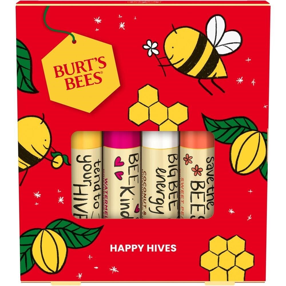 Burt's Bees Happy Hive Lip Balm Gift Set - 4pc