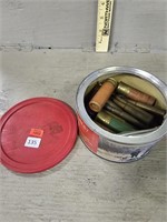 Assorted Ammunition in Prince Albert Can