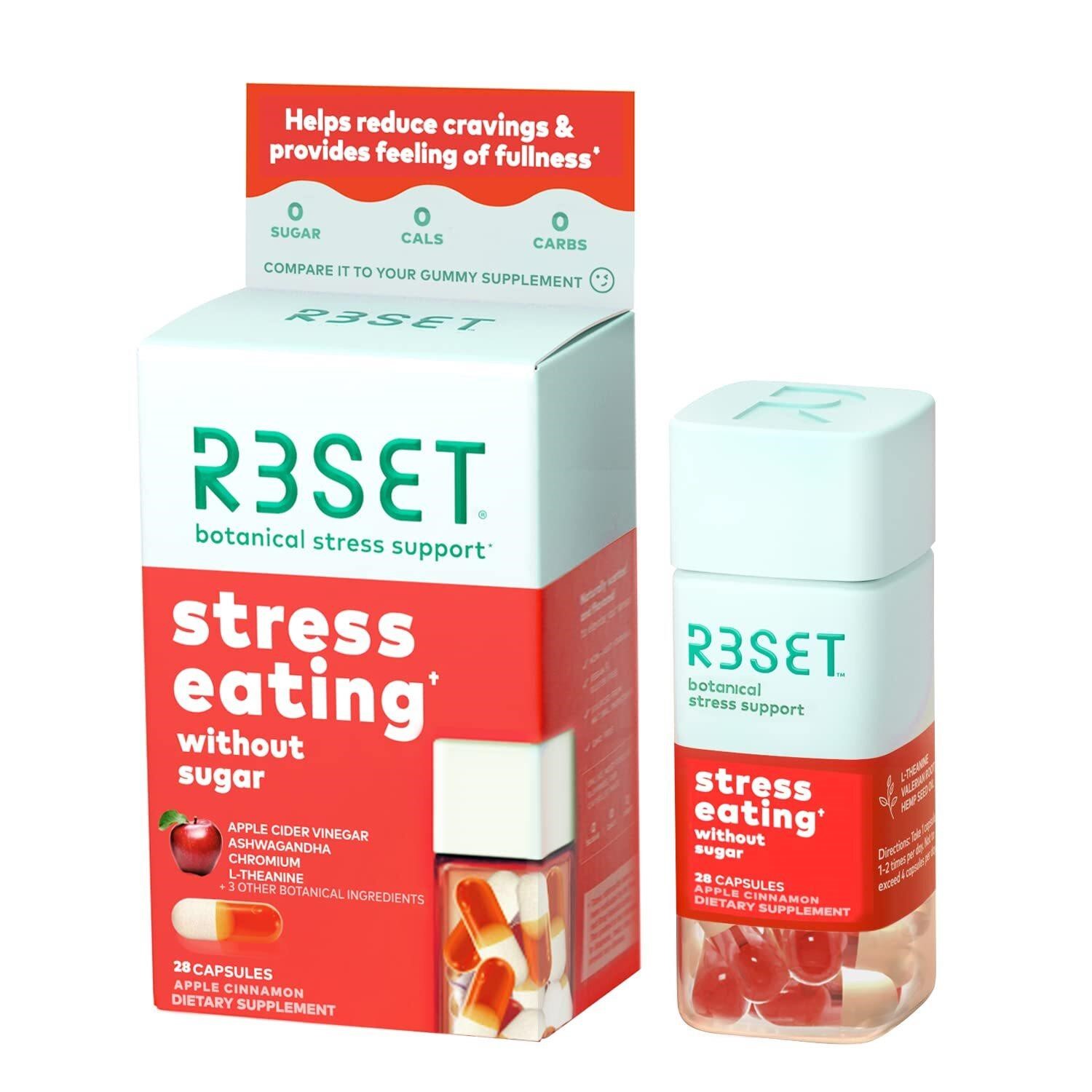R3SET Stress Eating Daily Supplement  28ct