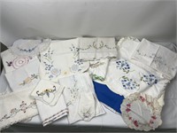 Embroidered linen collection
