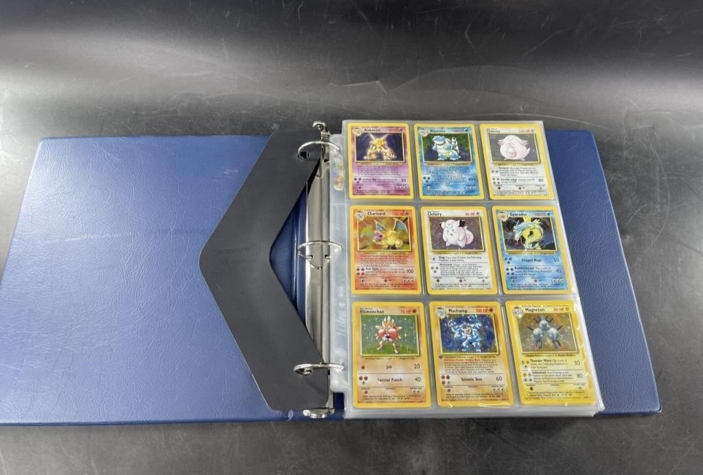 Large binder full of Pokémon cards