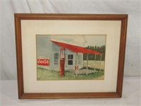 Ducks Grocery Coca Cola Art In Frame