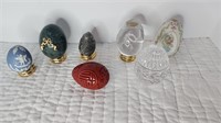 Franklin Mint Decorative Egg collection set of 7