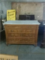 Marble top French dresser