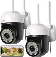 SSYING 2PCS Surveillance Outdoor Security Cameras,