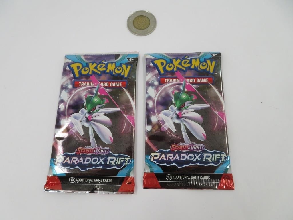 2 pack neufs de cartes Pokémon