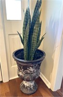 2 of 2 Tall Decorative Lightweight Urn with Faux