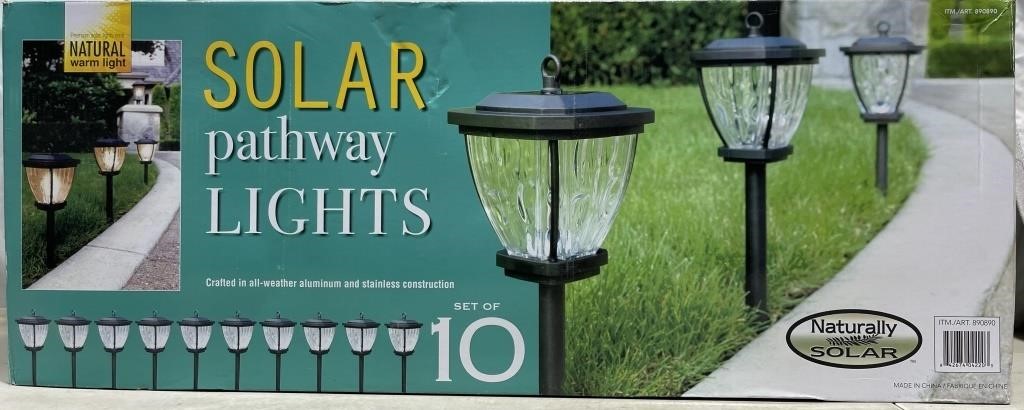 Naturally Solar Set of 10 Solar Pathway Lights