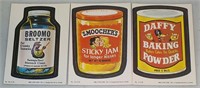 Lot of 3 1989 O-Pee-Chee Wacky Packages Stickers