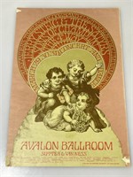Original Psychedelic Concert Poster 1968 Family
