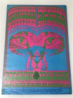 Original Psychedelic Concert Poster 1967 Family