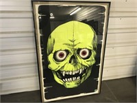 1976 Framed Skull Poster Funky Enterprises Inc