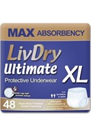 LivDry Ultimate XL Adult Incontinence Underwear