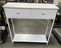 White Console Table