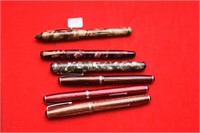 6 VINTAGE FOUNTAIN PENS