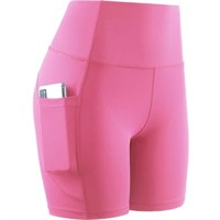 M  Sz M  Cadmus High Waist Yoga Shorts for Women