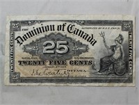 Canada 25C Shinplaster 1923 Courtney DC-24c