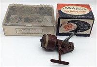 (N) vtg fishing lures and reels, Shakespeare