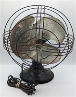 (N) vintage general electric fan 15in h