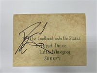 Autograph COA Harry Potter Letter