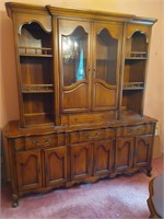 Lighted 2pc China Cabinet