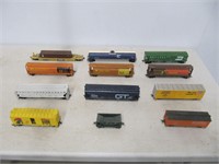 HO SCALE MODEL TRAIN ROLLING STOCK (AS FOUND)