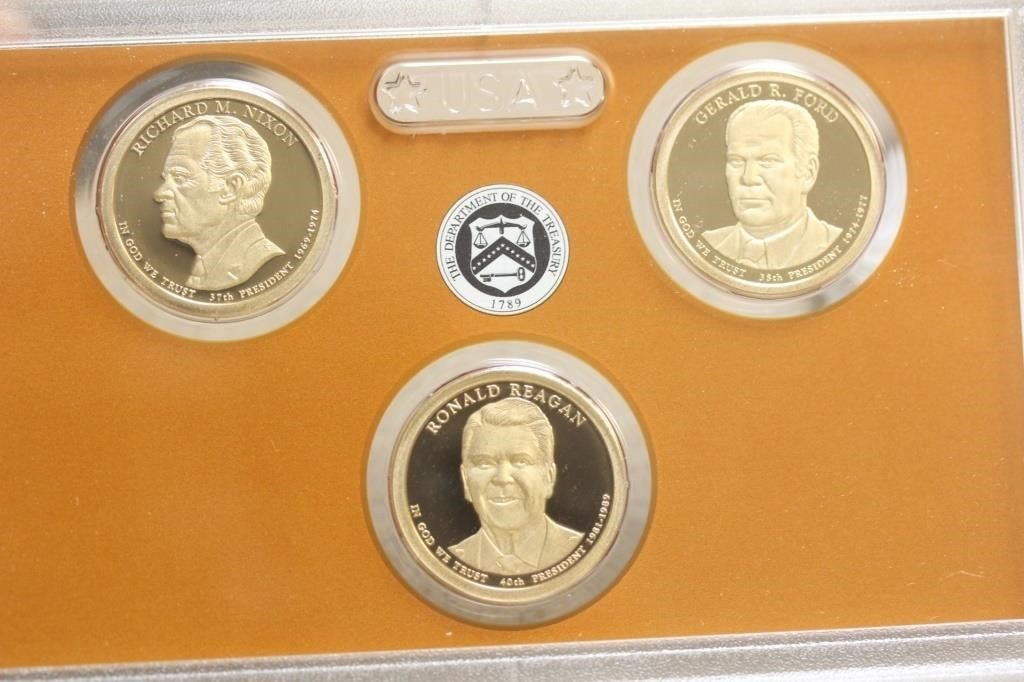 2016 US Mint Presidential $1.00 Coin Proof Set