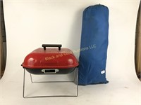 Portable BBQ grill & tent.