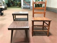 End Table & Chair