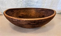 Large Wooden Dough Bowl