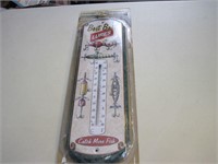 Best Bait Lures Tin Wall Hanging Thermometer