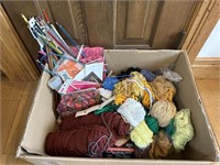 Lots of Knitting Needles and Yarn