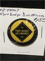 Fort Dodge Des Moines Railway Pin