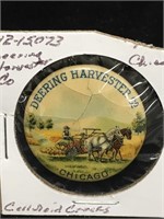Vintage Deering Harvester Co Pinback