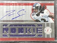 2012 PANINI TORREY SMITH ROOKIE CARD (AUTOGRAPHED)