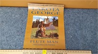 Autographed Lakota George Poster "The Flute Man"