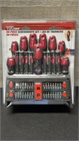 New Hyper Tough 50 Piece Screw Driver & Bit Set