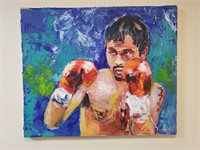 Manny Pacquiao Painting by Gena Milanesi