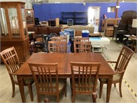 Thomasville Dining Table and 8 Chairs