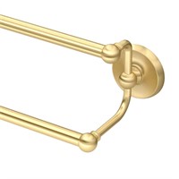 Designer II 24 Double Towel Bar - Brass