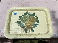 Vintage Metal Serving Tray