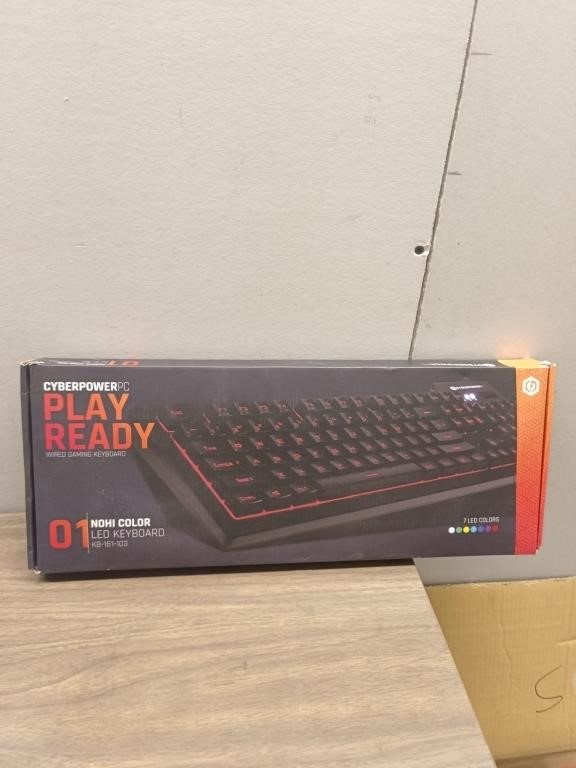 CYBERPOWER PC PLAY READY WIRED GAMING KEYBOARD...