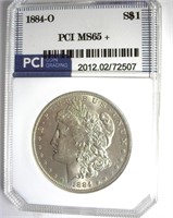 1884-O Morgan PCI MS65+
