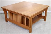 Solid Cherry Mission Coffee Table